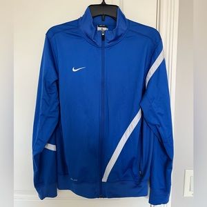 Nike dri-fit Blue Zip Up Jacket Youth XL